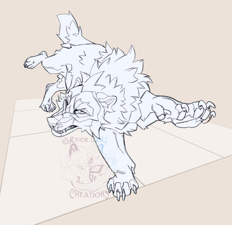 Line art for a reference sheet.